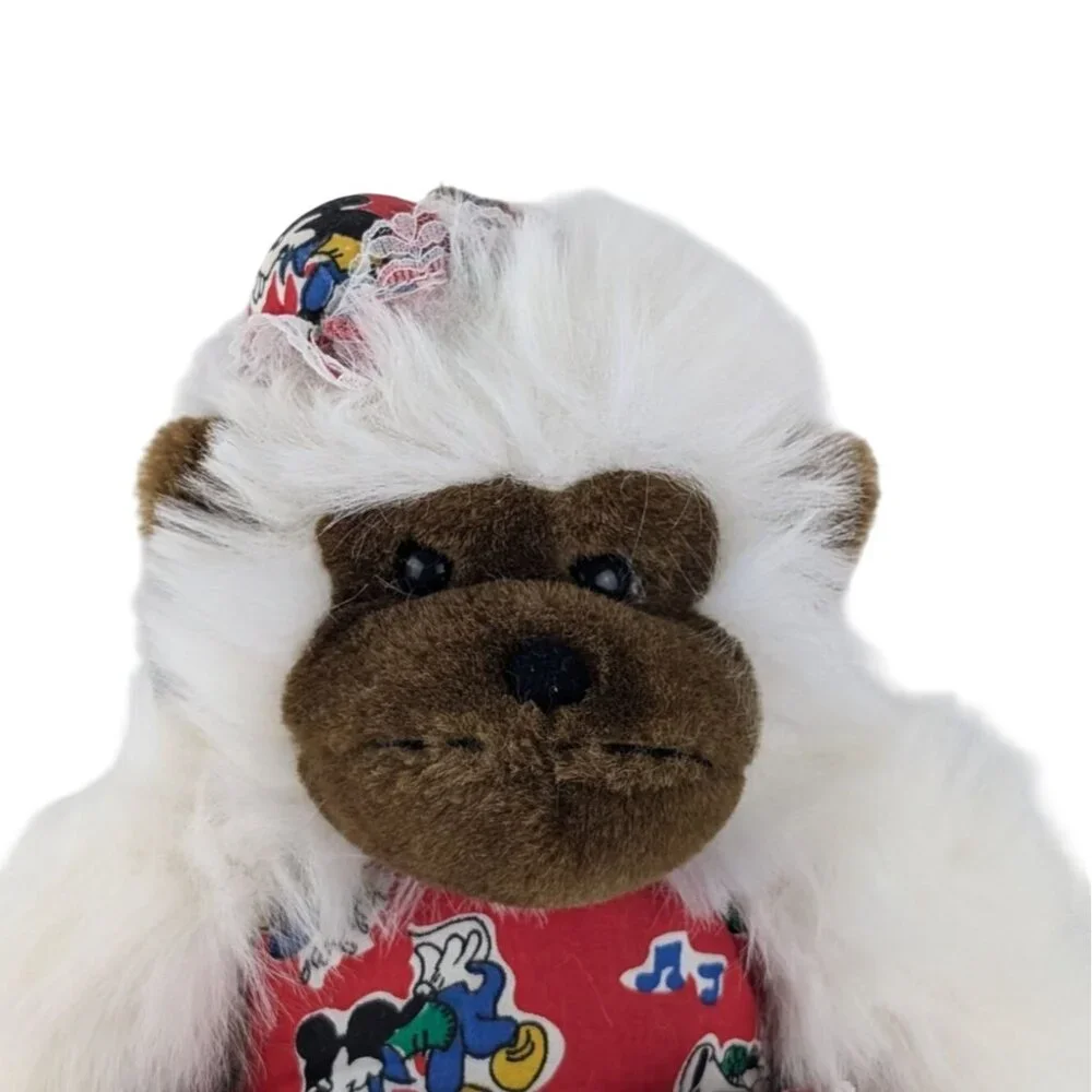 White‎ Gorilla Ape Plush Stuffed Animal Toy 13
